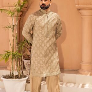 Sandstone Embroidered Kurta Shalwar Kameez